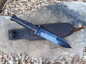 USA Made Custom Handmade American Combat/Utility Knife (Bayonet Point) - Picture 1 of 12