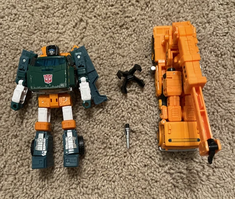 Transformers Generations Earthrise Grapple and Hoist Lot Not Complete Cover