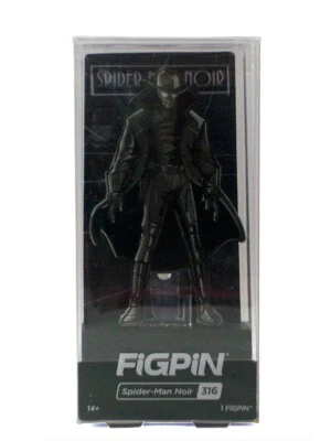 Figpin Spider-Man Noir #316 Spider-Verse 2019 NYCC Exclusive Artist Proof 19/54 - Image 1 of 2