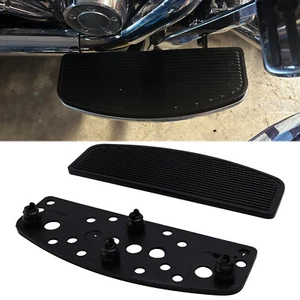 Rubber Front Rider Insert Floorboard Footboards Pad For Harley Touring Road King - Picture 1 of 11