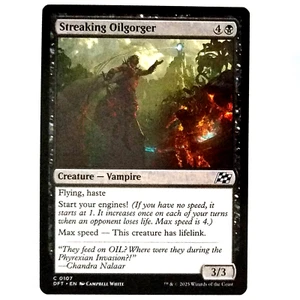 x4 Streaking Oilgorger DFT M/NM Aetherdrift Playset Common Black Creature MTG - Picture 1 of 3