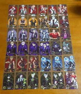 Disney Twisted Wonderland Metal Card Collection 1 set completo tutti i 36 tipi F/S - Foto 1 di 12