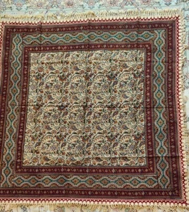 Persian - ghalamkar handmade hand printed tapestry tablecloth - Picture 1 of 12