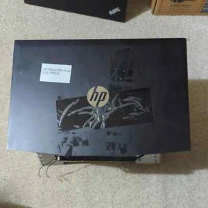 HP Pavilion 15-DK 15T-DK Lcd Back Cover Rear Top Lid L56914-001 Silver GreenLOGO - Picture 1 of 4