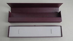 Purple Paper Bracelet Box with Magnetic Flap #263 - NEW - BUY MORE & SAVE - Picture 1 of 4