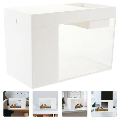 Multipurpose Fish Tank Betta Hydroponics Tank Small Fish Tank - image 1 of 4