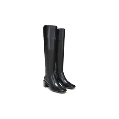 Forla Black Leather Franco Sarto Tall Boot - Image 1 of 4