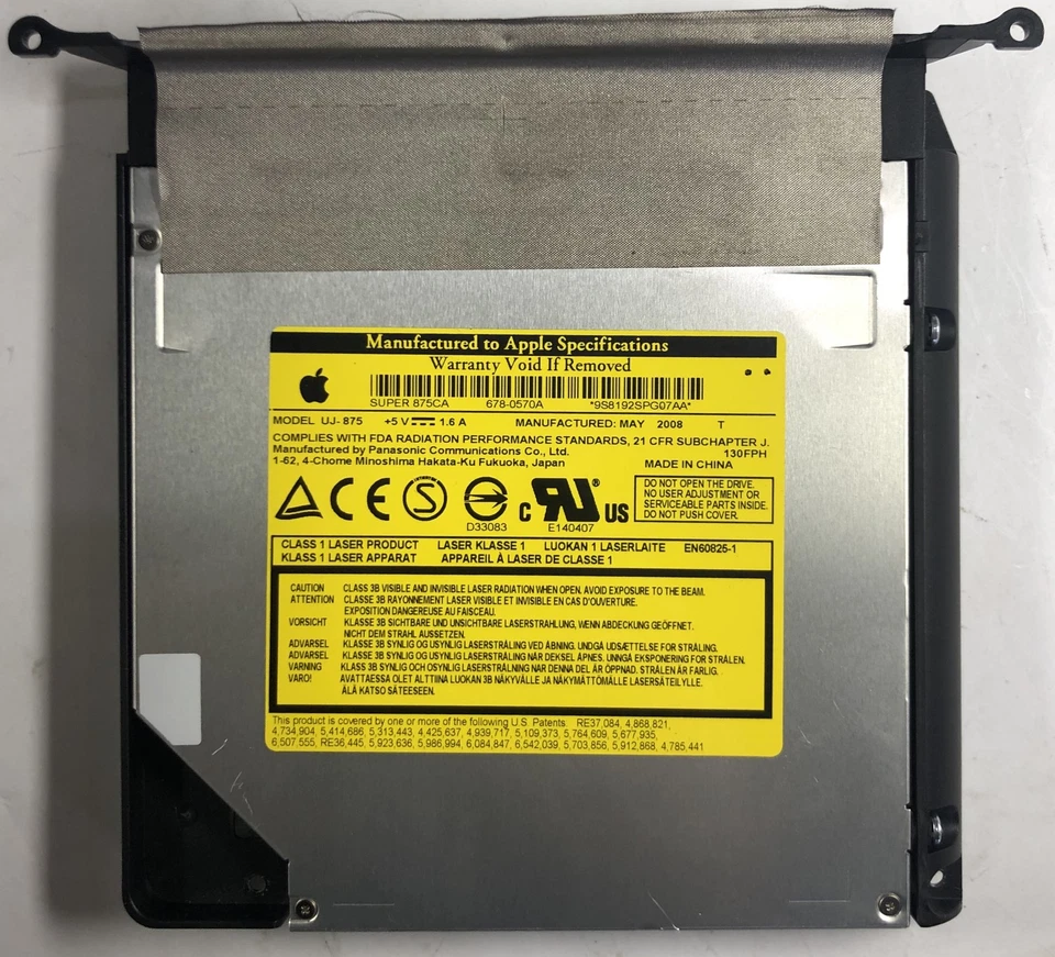 Apple iMac A1224 All-In-One UJ-875 DVD/CD SuperDrive- 678-0570A - Image 1 of 1