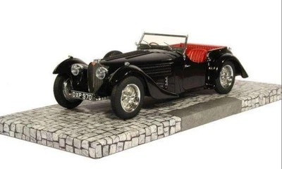 Bugatti Type 57C Corsica Roadster 1938 Black Minichamps 107110430 1:18 Noir 999P - Image 1 of 4