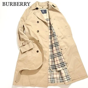 Gabardina Burberry London Nova Check beige miel con forro talla 38 de Japón - Imagen 1 de 24