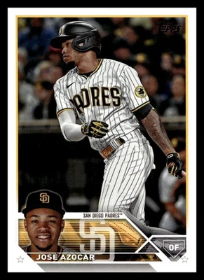 2023 Topps Update #US81 Jose Azocar San Diego Padres Baseball Card - Image 1 of 2