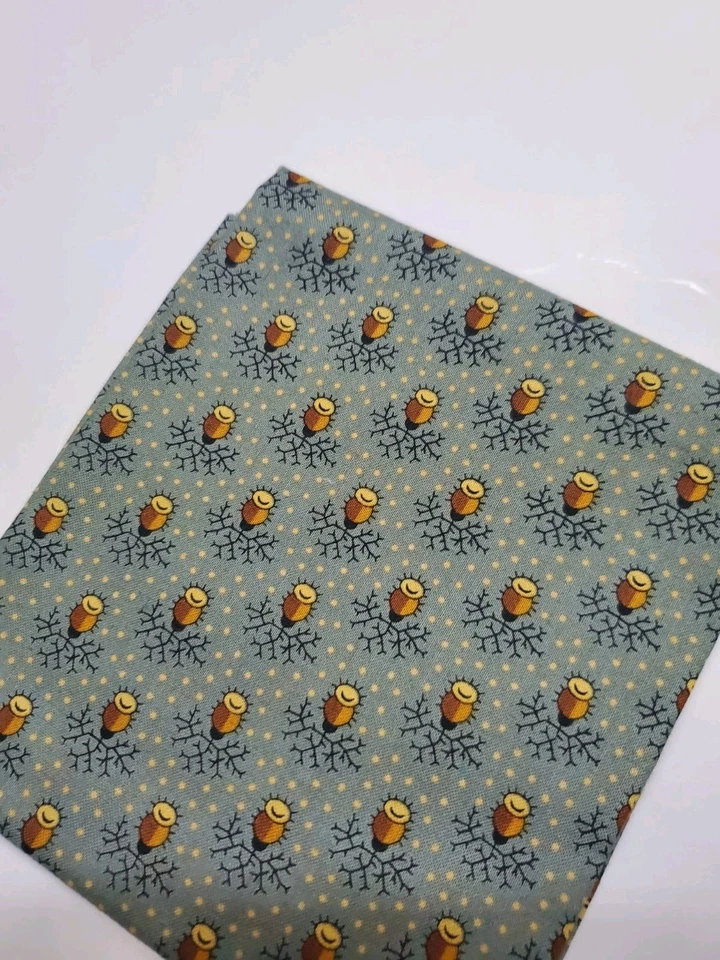 Jo Morton Fabric Floral Blue Gold Paisley Reproduction Andover Sew FAT QUARTER  - Image 1 of 1