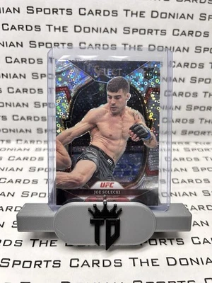 2023 Panini Select UFC Concourse Disco Prizm Joe Solecki #76 Rookie RC - Image 1 of 2