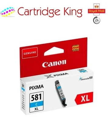 Canon CLI-581 XL Printer Ink Cartridge Cyan - 2049C001 - Image 1 of 4