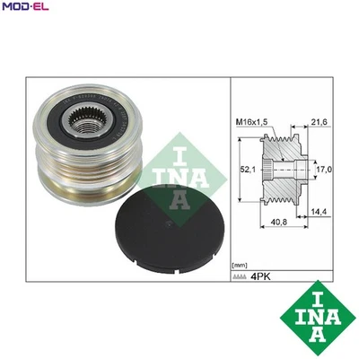 ALTERNATOR FREEWHEEL CLUTCH 535 0345 10 FOR DACIA LOGAN/II/MCV SANDERO  NISSAN - Image 1 of 4