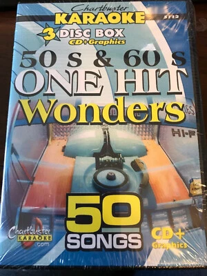 CHARTBUSTER KARAOKE CDG ONE HIT WONDERS 5112 NEW IN BOX w/SONG LIST - Image 1 of 2