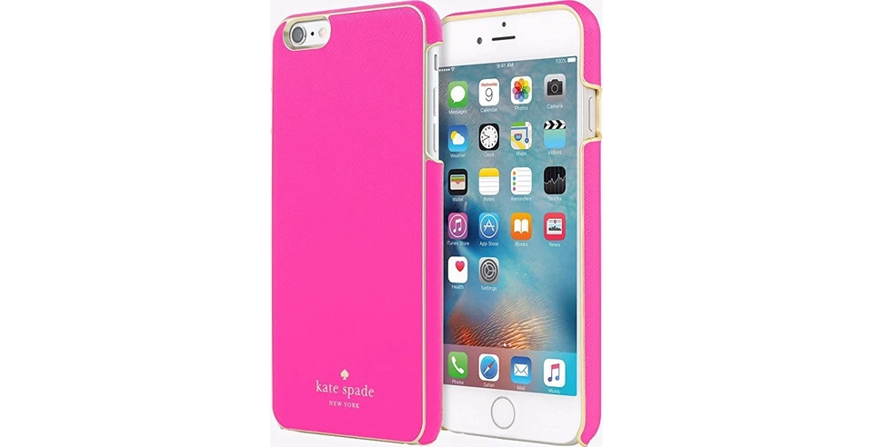 Kate Spade New York Wrap Case Cover for Apple iPhone 6 Plus & 6s Plus 5.5" Pink - Image 1 of 1