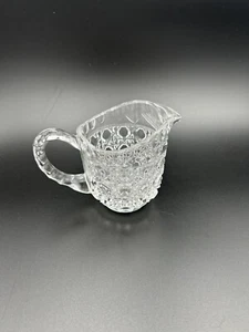 Vintage Clear Cut Glass Crystal Cream Pouring Cup - Picture 1 of 8