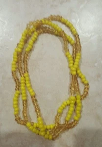 HALSKETTE (ELEKE) VON OSHUN OCHUN SANTERIA IFA YORUBA LUKUMI - Bild 1 von 2