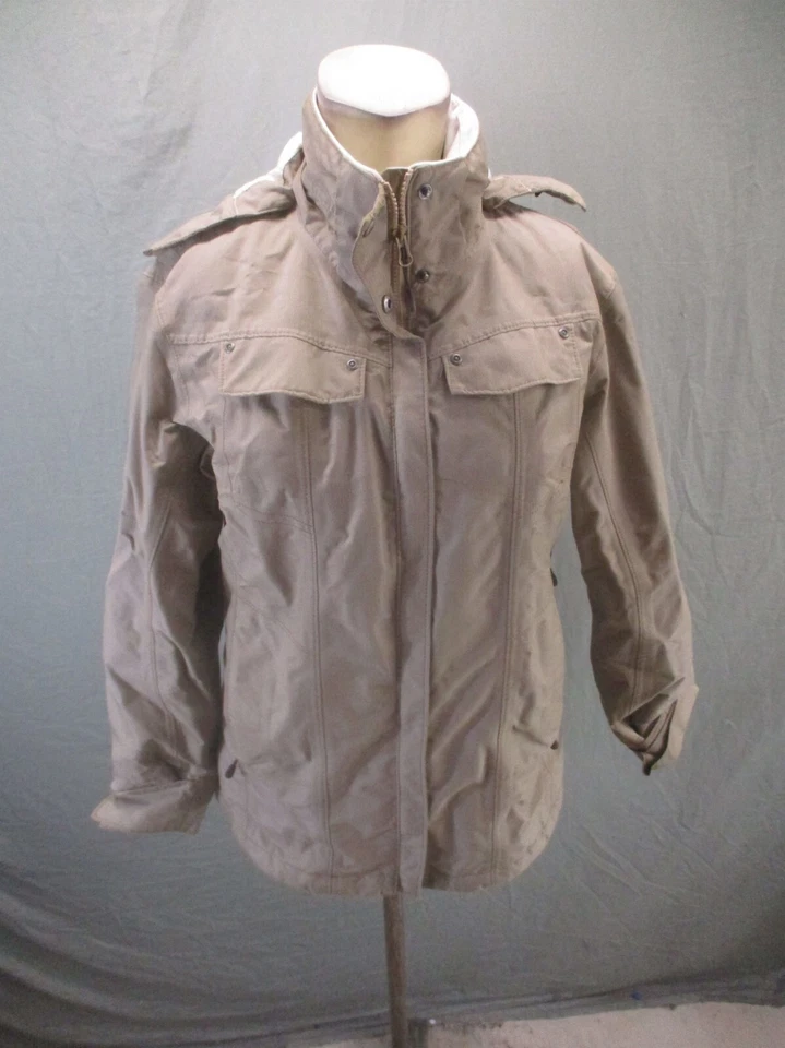 Chaqueta de snowboard Columbia talla M beige con falda en polvo forrada de pelo alto para mujer 824 Foto 1 de 4