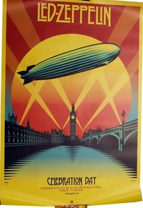 Led ZEPPELIN Celebration Day PROMO   Poster  26" x 38" Warner Poland - Zdjęcie 1 z 2