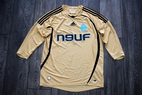 OLYMPIQUE MARSEILLE 2008-2009 THIRD FOOTBALL SHIRT JERSEY MAILLOT SIZE YOUNG XL Cover