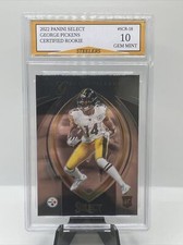 2022 Panini Select George Pickens Steelers Certified Rookie Card Gem Mint 10!