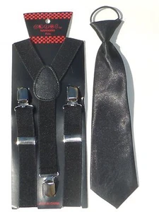 Suspender Adjust Tie Matching Color Baby Toddler Kids Boys Girls Child US SELLER - Picture 1 of 14