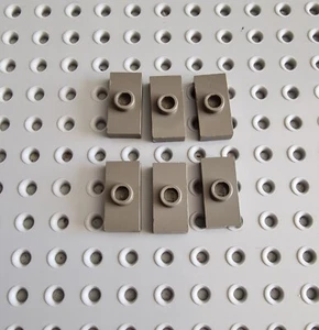 LEGO Azulejo con Botones 6 Piezas Antiguo Gris Oscuro Plate Modified 1x2 3794 15573 A117 - Imagen 1 de 1