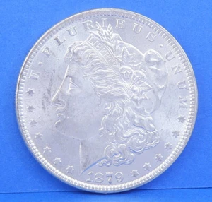 1879 $1 Morgan Dollar Silver One Dollar Coin United States Philadelphia Mint - Picture 1 of 2