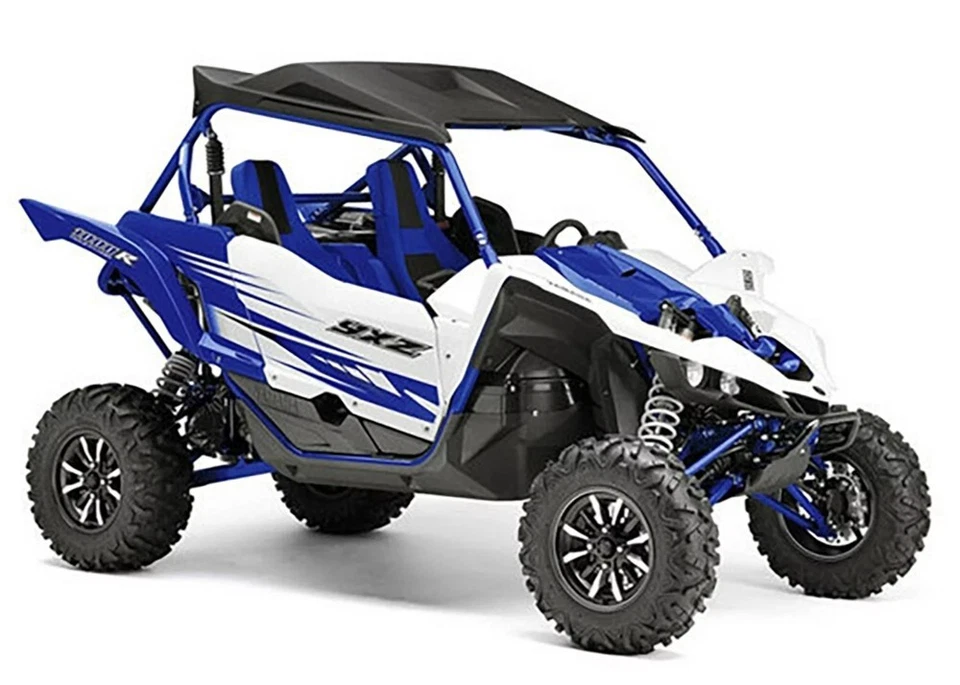 Yamaha YXZ 1000R ATV UTV Buggy 1/18 Scale Diecast & Plastic Model - BLUE - Image 1 of 4