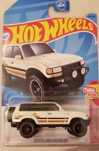 Hot Wheels Toyota Land Cruiser 80 weiß "THEN AND NOW" 1:64 Diecast Neu in OVP - Bild 1 von 2