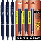 Pilot FriXion Clicker Retractable Gel Ink Pens, Eraseable, Fine Point 0.7mm, Nav