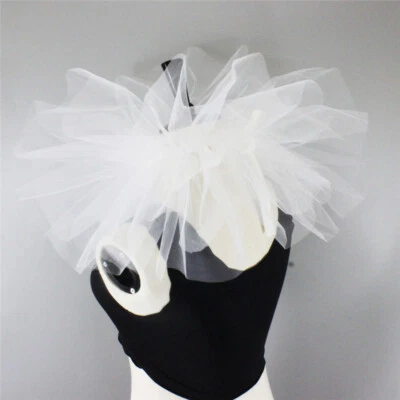 Gargantilla Tutú Malla Hinchada Falso Falso Cuello Desmontable Rendimiento Cuello Delgado Foto 1 de 4