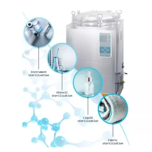 50L Vertical Pressure Steam Autoclave Sterilizer Automation 105-134℃ 220V 1P US - Picture 1 of 14