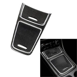 Fit Mercedes Benz A GLA CLA Class 2013-18 Carbon Fiber Center Console Cover Trim - Picture 1 of 11