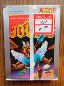 Joust Atari 7800 video game cartridge 1987 new old stock