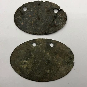 Original WW1 WWI German army Soldiers ID Tag 2 pcs. - Picture 1 of 11