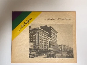 Vtg 1st ed Nostalgia Lifestyles “Old” New Orleans Book SIGNED By Marvin Perrett - Picture 1 of 13
