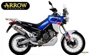 EXHAUST TERMINAL ARROW INDY RACE TITANIUM APRILIA TUAREG 660 22-24 APPROVED - Picture 1 of 5