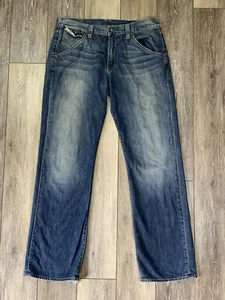 Lucky Brand Gene Montesano Vintage Straight Distressed Jeans Gr. 33 - Bild 1 von 9