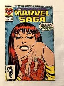 MARVEL SAGA #22 PETER PARKER & MARY JANE FEATURE JOHN ROMITA SR COVER ART 1987 - Bild 1 von 6