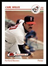 1991 Line Drive AAA #423 Carl Willis Portland Beavers Baseball Card