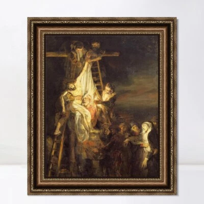 Arte en lienzo enmarcado serie de impresión de giclee #088 por Rembrandt Harmenszoon van Rijn Foto 1 de 4