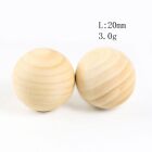 Natural Round Spacer Wood No Hole Bead Eco-friendly Diy Jewelry Making Craft New
