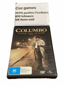 Columbo 4 Mystery Movie Collection 1989 Dvd Region 4 Peter Falk 2-disc Set - Picture 1 of 4