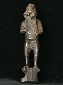 Wooden Nutcracker in Form of Violinist, 18th Century (VIOLIN) (CHRISTMAS) - Picture 1 of 10