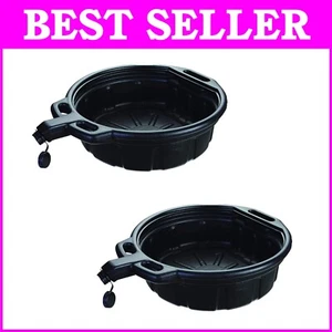 4-1/4 Gallon Oil Drain Pan - Stackable, Spill-Free Waste Fluid Container (Pac... - Picture 1 of 7