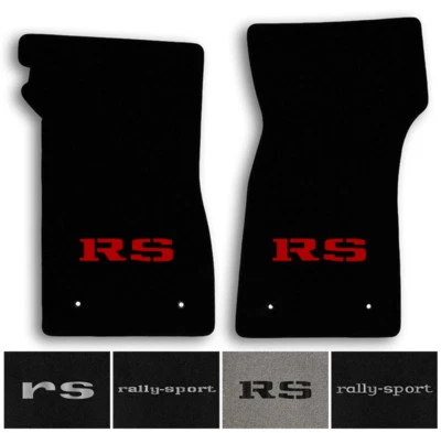 Alfombrillas Lloyd 2 piezas para Chevrolet Camaro RS 1967-1969- Elige color y logotipo Foto 1 de 4