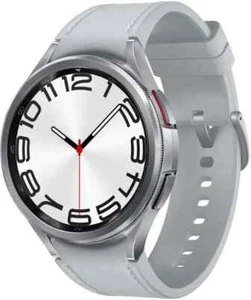 Samsung Galaxy Watch 6 Classic (LTE) - 47MM Silver SM-R965UZSAXAA - Picture 1 of 4